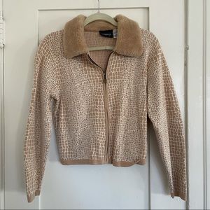 Liz Claiborne animal print jacket